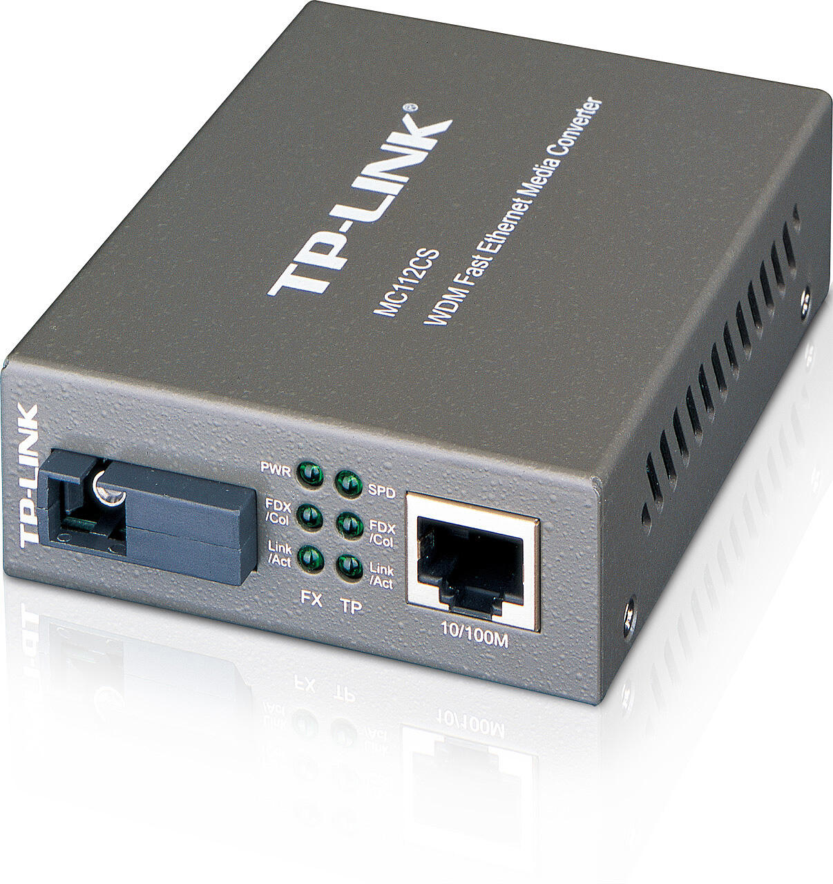 MC112CS TP-LINK MC112CS Fast Ethernet Media Converter, 20km SM Simplex SC Fiber, Tx/Rx=1310nm/1550nm